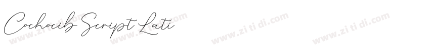 Cochocib Script Lati字体转换